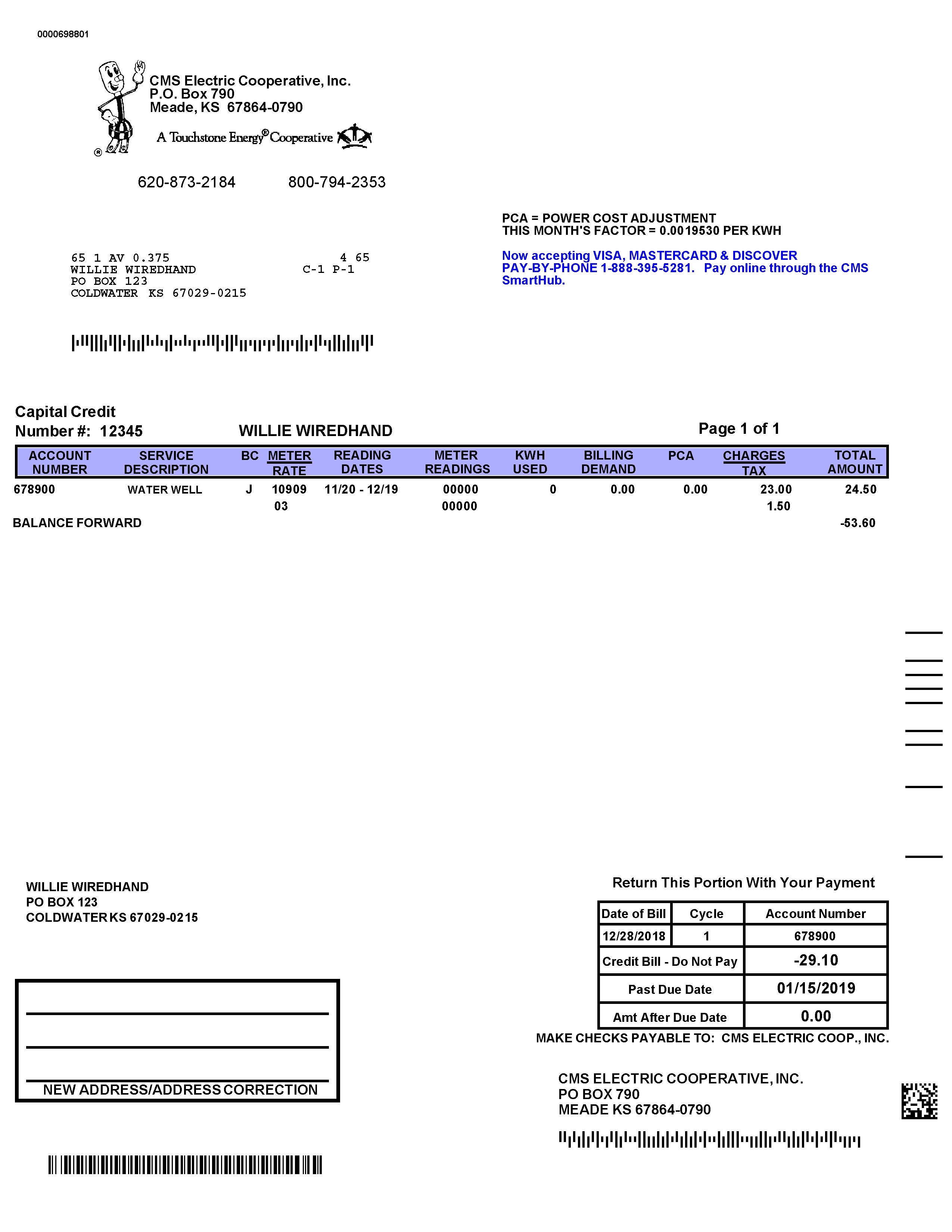 Understanding Your Bill CMS Electric Cooperative